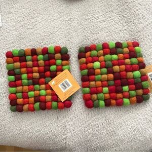 Felted Wool Trivets from Trader Joe’s